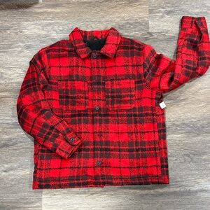 Old Navy Sherpa Lined Plaid Jacket